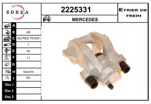 EAI 2225331 Brake Caliper